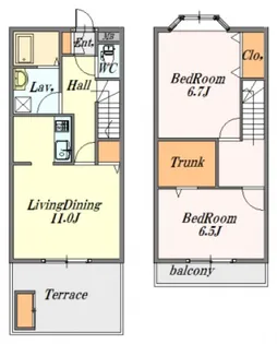 フローラの間取り