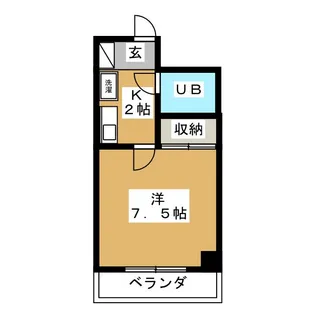 ベルセゾン山村II【2階】の間取り