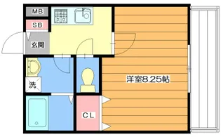 エレガンスII【1階】の間取り