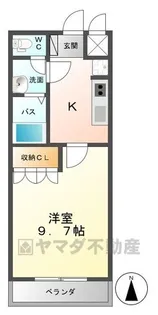 ビューティーパレス【1階】の間取り