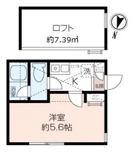 ルーナ ブル【2階】の間取り
