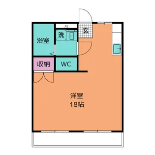 ロジェ杉浦【1階】の間取り