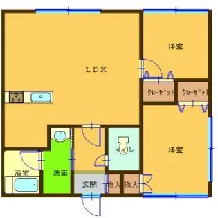 ローレルハイツ【3階】の間取り