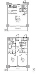プラウドフラット三軒茶屋IIの間取り