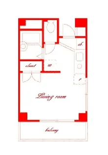 プロス浅間町【4階】の間取り
