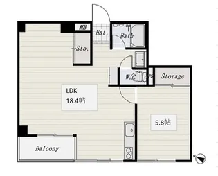 セブンスターマンション久が原【2階】の間取り