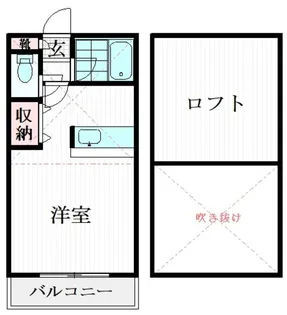 グランヒルズB【2階】の間取り