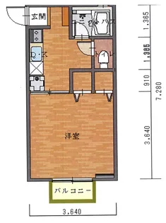 カーサ パルト【2階】の間取り