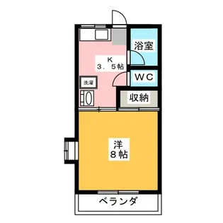マルケンB【2階】の間取り