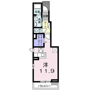 サントマリー・ド・ラメール【1階】の間取り