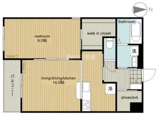 田畑ハイツルシアスV【4階】の間取り
