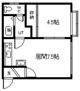 東聖コーポ【1階】の間取り