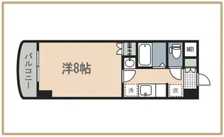 ロイヤルパレス【4階】の間取り
