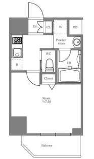 ファーストステージ京町堀レジデンス【10階】の間取り