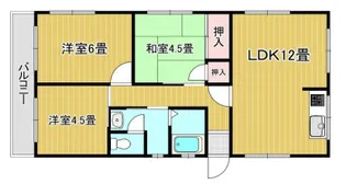 村崎マンション【2階】の間取り