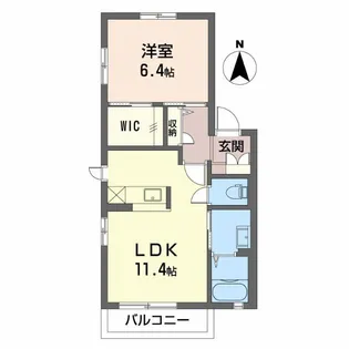 グランダーノ【2階】の間取り