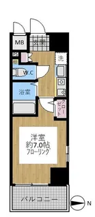 エスリード上本町北【11階】の間取り