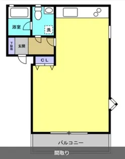 スミトリーハイツ【1階】の間取り
