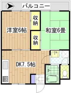 プレジデントマンション【3階】の間取り