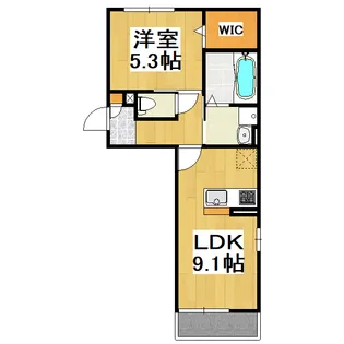 アトレD【1階】の間取り