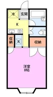 アザレア【1階】の間取り