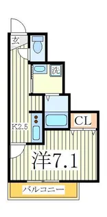 アムール【1階】の間取り