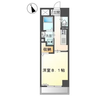 レジデンスアイリス医大南【5階】の間取り