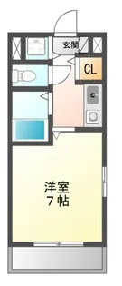 ユニ元町【2階】の間取り