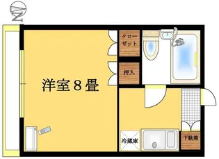 メゾン高徳【3階】の間取り