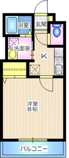 フラッツ【1階】の間取り