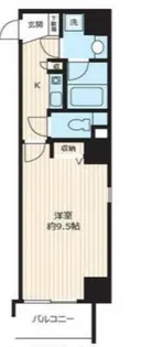 メトロフロント神田【7階】の間取り