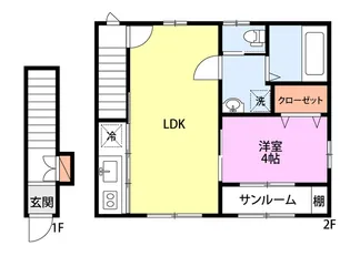 LOTUS三和【2階】の間取り