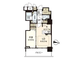 ブランズ札幌大通東【4階】の間取り