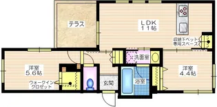 フォーンコート【1階】の間取り