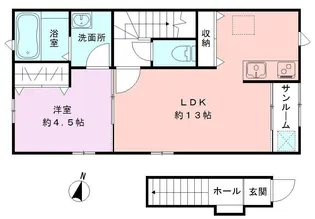 ラ・クリスティ【2階】の間取り