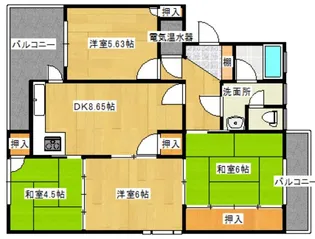 ルミウス北日吉【2階】の間取り