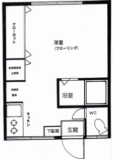 くるみハイツ【1階】の間取り