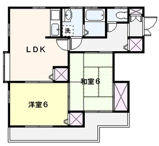 神谷ハイツ【1階】の間取り