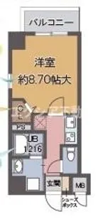 メルシー・ティー【5階】の間取り