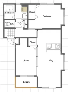 ユーミー恒久南【3階】の間取り