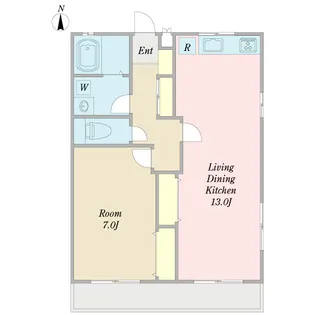 パストラル茅ヶ崎【2階】の間取り