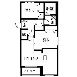 ラヴィアンローズ【3階】の間取り