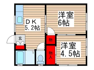 香蘭デポー【2階】の間取り