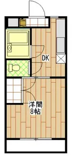 マンションヒカリI【2階】の間取り