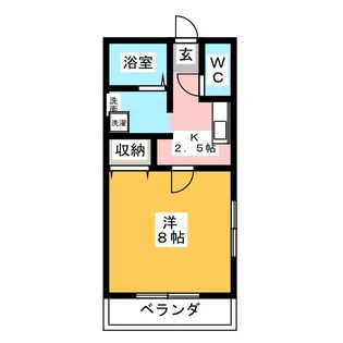 エストレイア B【2階】の間取り