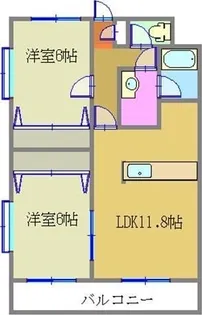 ハバードリーム2番館【3階】の間取り