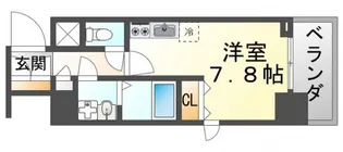 BPRレジデンス江坂【12階】の間取り