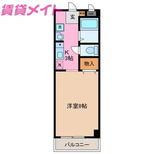 エスポワール生和【3階】の間取り