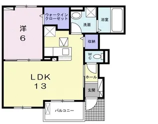 セピアコート【1階】の間取り