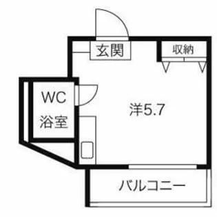 ヴィヴレコート【2階】の間取り